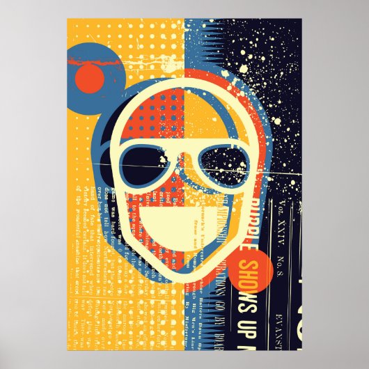 Moderne Pop Art Poster (Vorne)