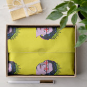 Moderne Pop Art Queen in Union Jack Brillen Seidenpapier (Geschenk)