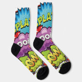 Moderne Pop-Art Socken (Rechts)