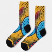 Moderne Pop Art  Socken (Linkes Detail)