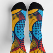 Moderne Pop Art  Socken (Oben)