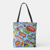 Moderne Popart  Tasche (Rückseite)
