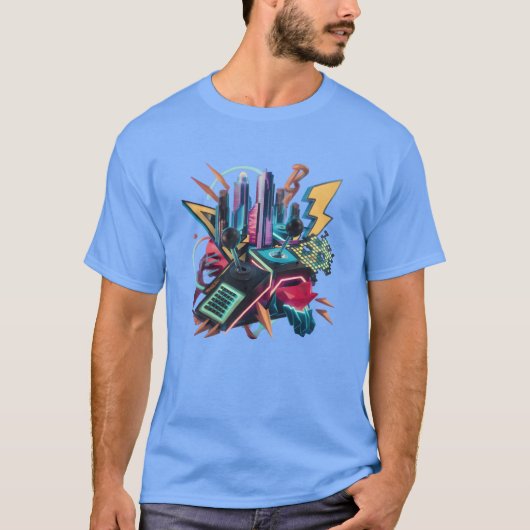 Moderne Popkultur lustig T-Shirt (Vorderseite)