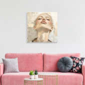 Moderne Portraitmalerei Leinwanddruck (Insitu (Wohnzimmer))