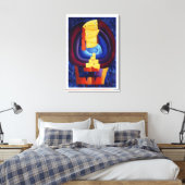 Moderne Portraitmalerei vereint moderne Kunst Leinwanddruck (Insitu (Schlafzimmer))