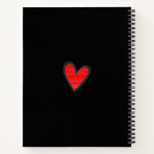 Moderne positive Affirmation Typografy Notizblock (Rückseite)