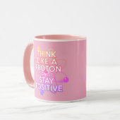 Moderne positive wissenschaftliche Zitate Cool Gir Tasse (Vorderseite Links)