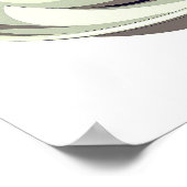 Moderne Poster Art drucken Kaffee (Ecke)