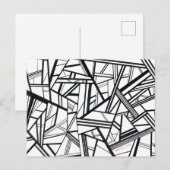 Moderne Postkarte (Vorne/Hinten)