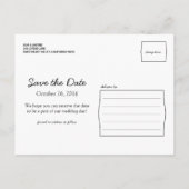 Moderne Postkarte Foto (Rückseite)