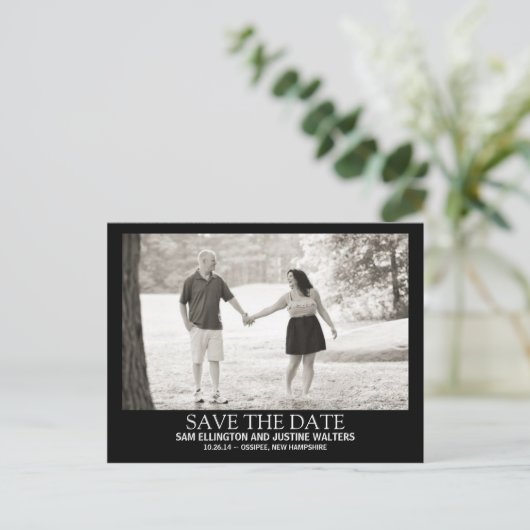 Moderne Postkarte Foto (Stehend Vorderseite)