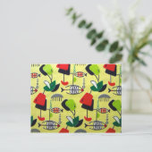 Moderne Postkarte für Atomfische aus dem Mittelalt (Stehend Vorderseite)