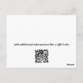 Moderne Postkarte für Real Anwesen Agent (Rückseite)