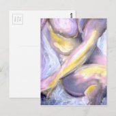 Moderne Postkarte für seine Original Kunst Male Nu (Vorne/Hinten)