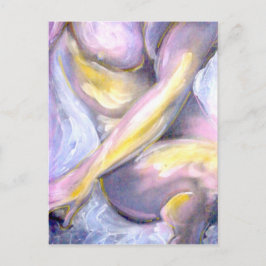 Moderne Postkarte für seine Original Kunst Male Nu