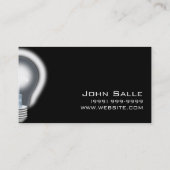 Moderne Power Electrical Electrician Card Visitenkarte (Rückseite)