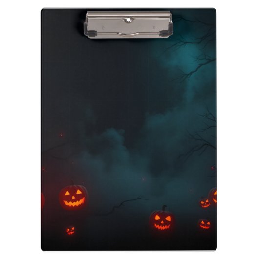 Moderne Premium-Halloween-Branding-Design Klemmbrett (Vorderseite)
