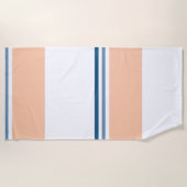 Moderne Preppy-Muster Strandtuch (Vorderseite)