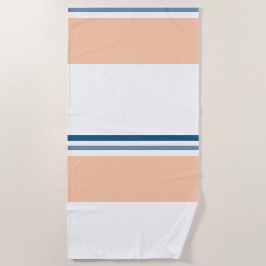 Moderne Preppy-Muster Strandtuch (Vorderseite)