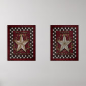 Moderne, primitive Folkkunst Aufleben von Gefühlen Bilderwand Sets (Vorderseite)