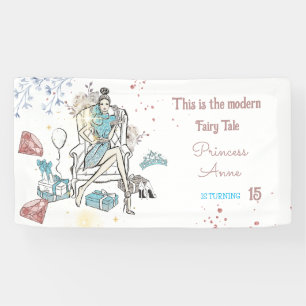 Moderne Princess Royal Birthday Banner