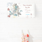 Moderne Princess Royal Birthday Banner (InSitu)