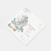 Moderne Princess Royal Birthday Serviette (Ecke)