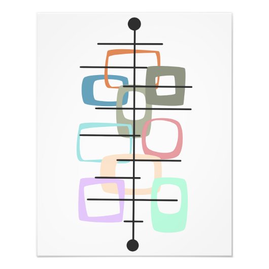 Moderne Printmedien des Mittelalters Fotodruck (Vorne)