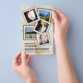 Moderne Pro-Fotograf-Werbung Flyer (Handgriff)