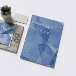 Moderne Probe Formen Abendessen Einladung