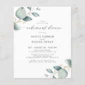 Moderne Probe im Grünen - Einladung Flyer (Vorne)