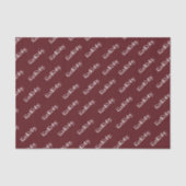 Moderne Produktverpackung Logo Tissue-Papier Seidenpapier (Vorderseite)