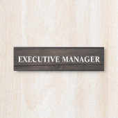 Moderne professionelle Bürotür-Schild Namensschild (Vorderseite )