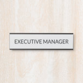 Moderne professionelle Bürotür-Schild Türschild (Vorderseite )