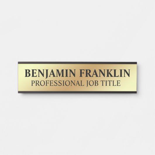 Moderne professionelle Bürotür-Schild Türschild (Vorderseite )