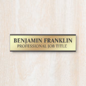 Moderne professionelle Bürotür-Schild Türschild (Vorderseite )