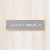 Moderne professionelle Bürotür-Schild Türschild (Vorderseite )