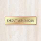 Moderne professionelle Bürotür-Schild Türschild (Vorderseite )
