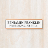 Moderne professionelle Bürotür-Schild Türschild (Vorderseite )