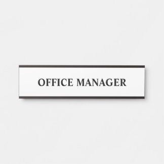 Moderne professionelle Bürotür-Schilder Namensschi Türschild