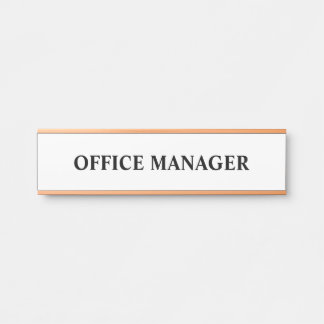 Moderne professionelle Bürotür-Schilder Namensschi Türschild
