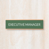 Moderne professionelle Bürotürschild Türschild (Vorderseite )