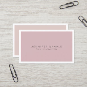 Moderne professionelle einfache elegante Chic Visitenkarte