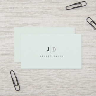 Moderne professionelle einfache Monogramm Visitenkarte