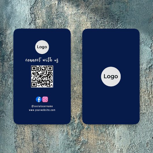 Moderne professionelle elegante Logo Visitenkarte