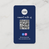 Moderne professionelle elegante Logo Visitenkarte (Vorderseite)