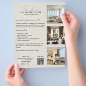 Moderne professionelle Geschäftswelt Flyer (Hand)