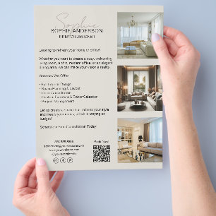 Moderne professionelle Geschäftswelt Flyer