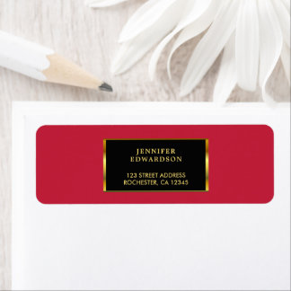 Moderne professionelle Gold-Schwarz Kardinalrot