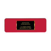 Moderne professionelle Gold-Schwarz Kardinalrot (Vorne)